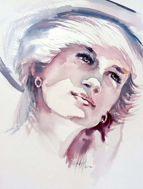 Portrait of Diana II by Kovács Anna Brigitta