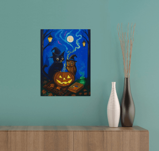 The Witch’s Companions at Halloween