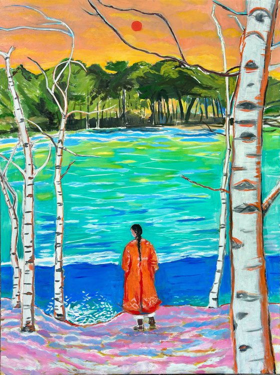 "Winter at Hathaway Pond"