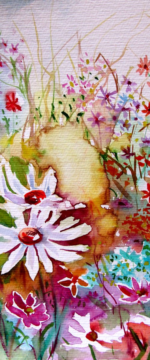 Colorful wildflowers IV by Kovács Anna Brigitta