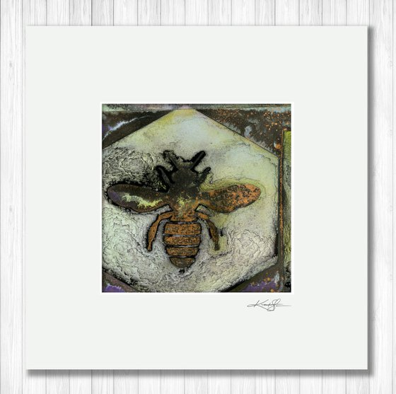Natural Beauty 3 - Insect Painting by Kathy Morton Stanion