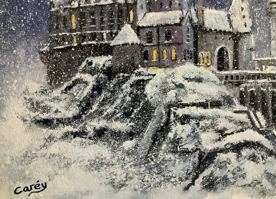 Hogwarts in the snow