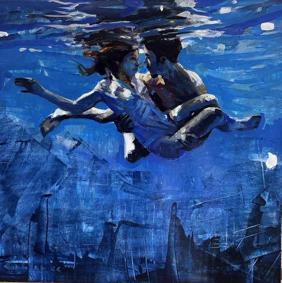 Kiss in Blue