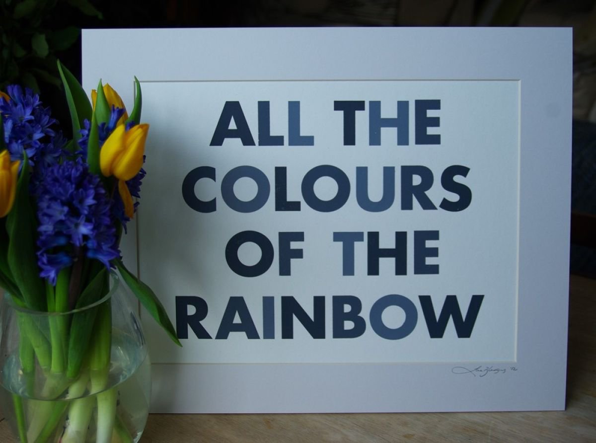 All the colours of the rainbow by Lene Bladbjerg