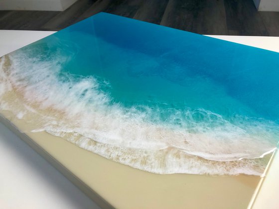 White Sand Beach #13 Ocean Painting