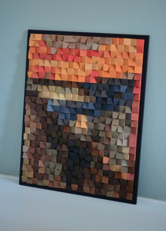 Wooden Art "The Scream"