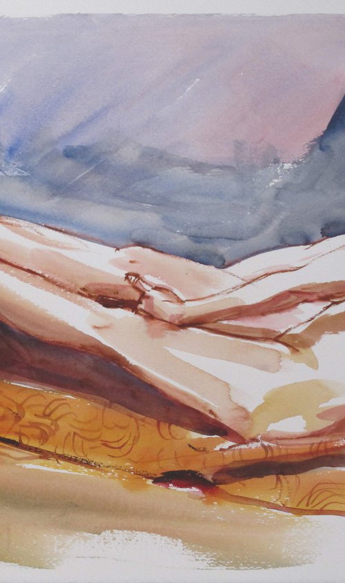 Reclining female nude by Rory O’Neill