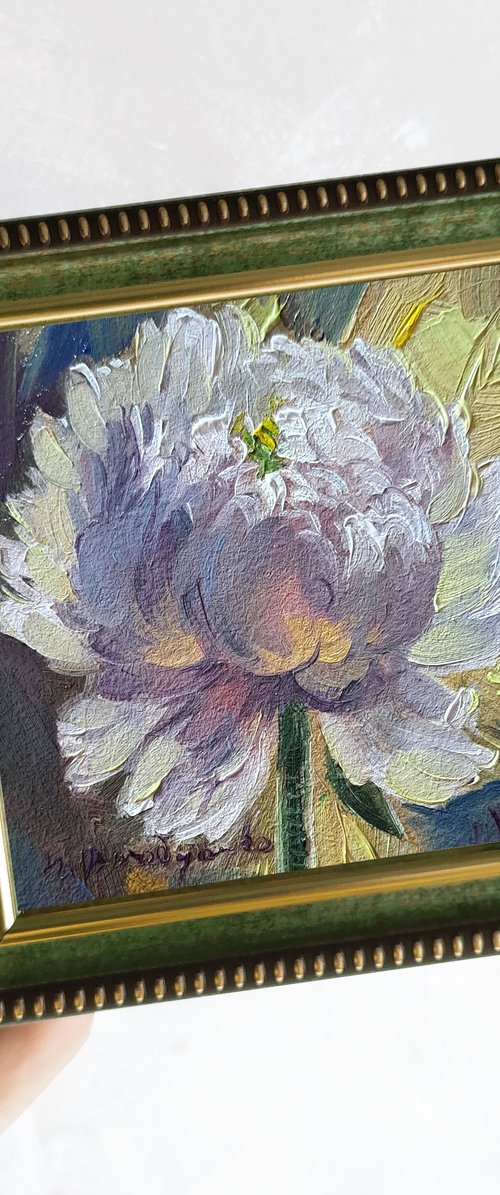 Unique peony by Nataly Derevyanko