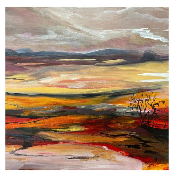 The Warmth of Autumn, An Abstract Autumnal Landscape
