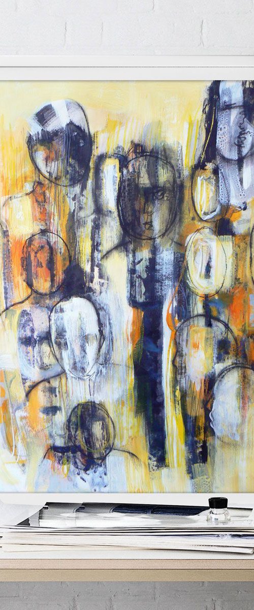 Crowd #2 by Carolynne Coulson