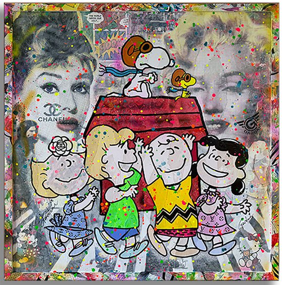 Snoopy Flying