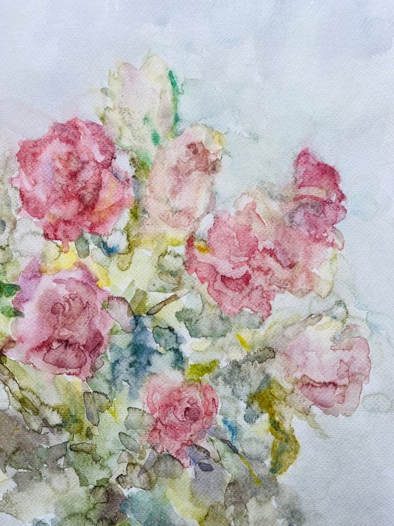 Roses 19,7x25,6 in