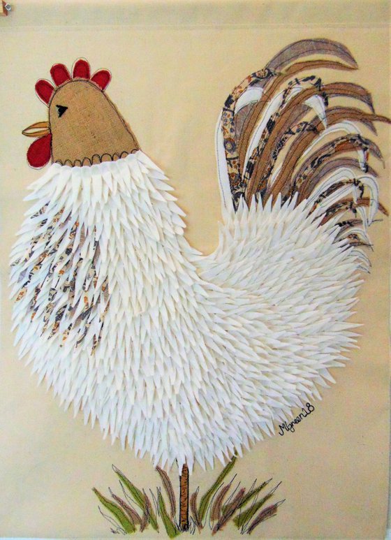 White Rooster