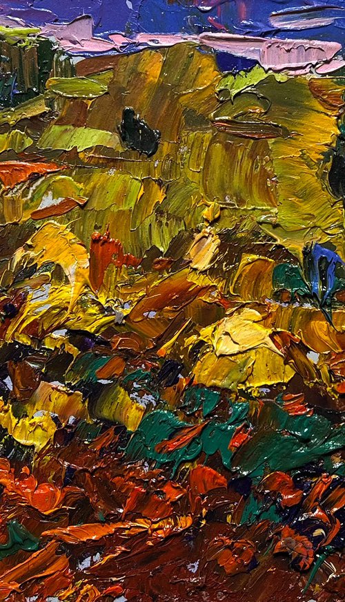 The edge of a plowed field by Kalenyuk Alex