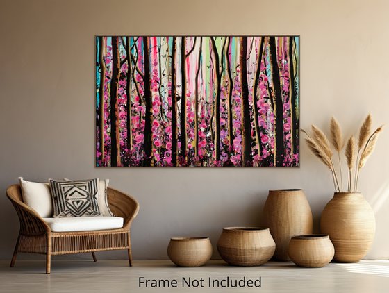 Rose Wood - Large painting