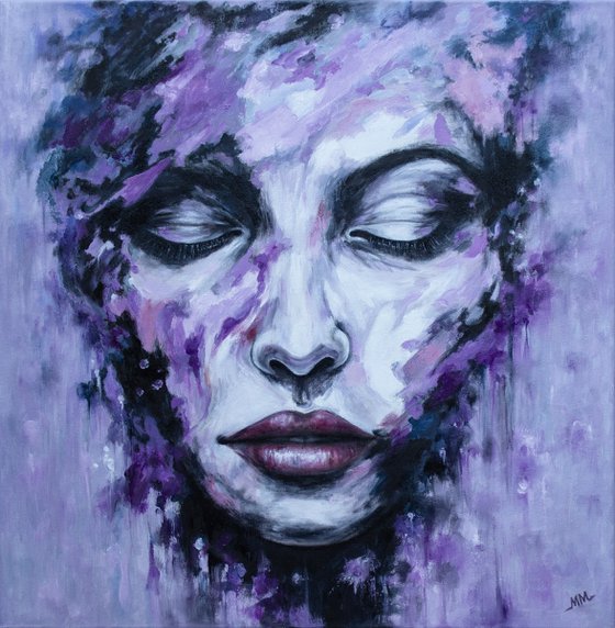 Woman's portrait FROZEN