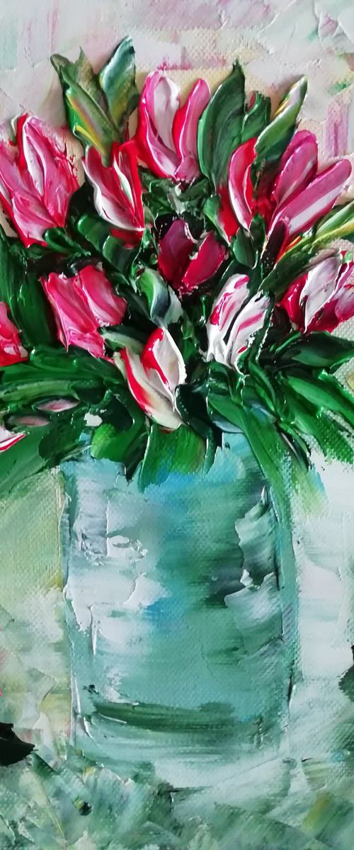 Tulips by Nataliia Plakhotnyk