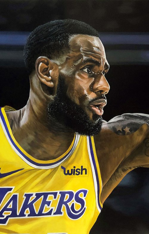 LeBron James by MICHAEL STEWARD