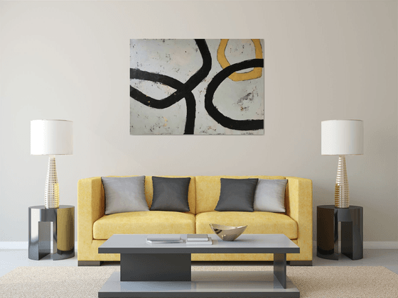 Connected - Large abstract artwork