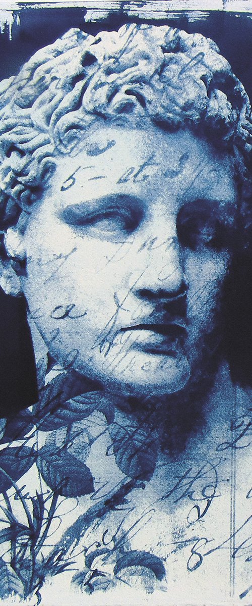 Cyanotype 18 Portrait Roman by Manel Villalonga