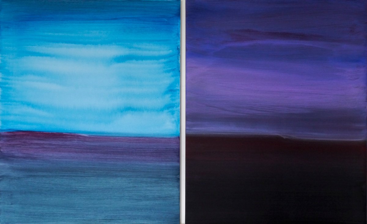 Abstract Acrylic Painting By Pier Maurizio Greco, 63 X 39", Punto Prossimo A E B, Original Artwork