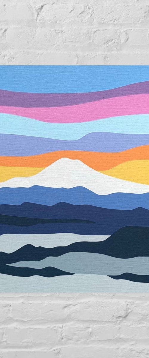 Mount Hood Cloud Inversion by Zoe  Hattersley