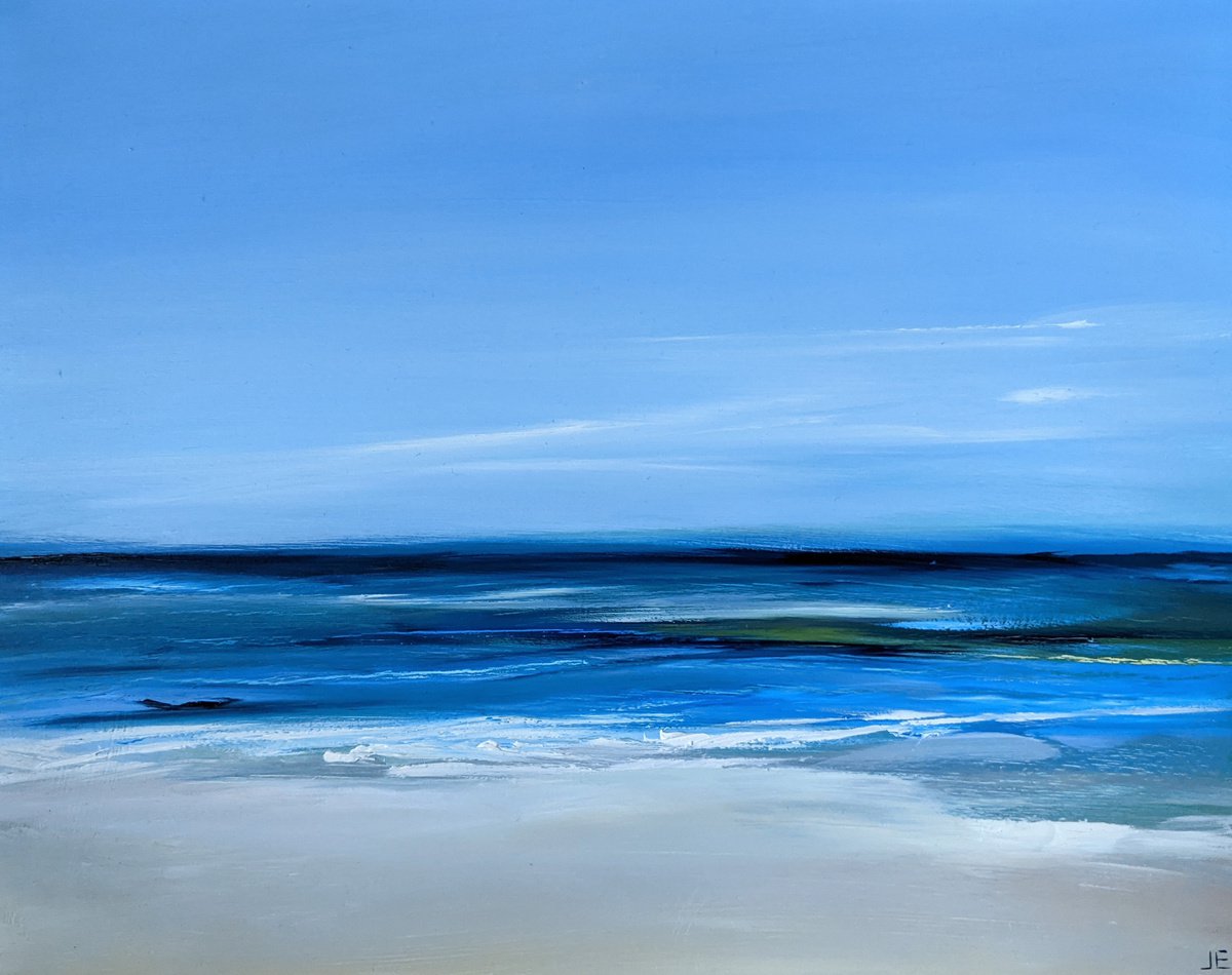 Blue sea by Jo Earl
