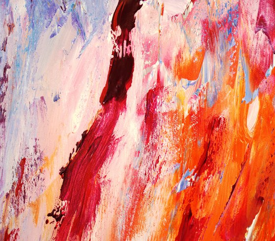 Magenta Abstraction L 1