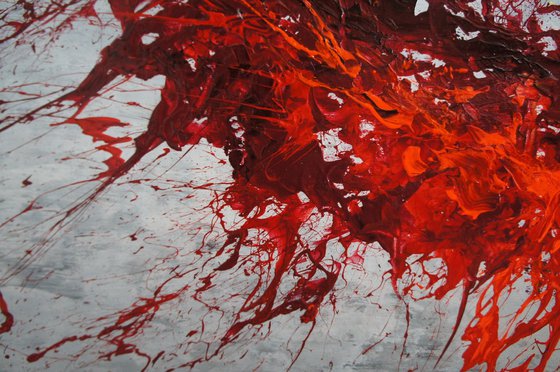 Twisting Fire V - CANVAS ONLY