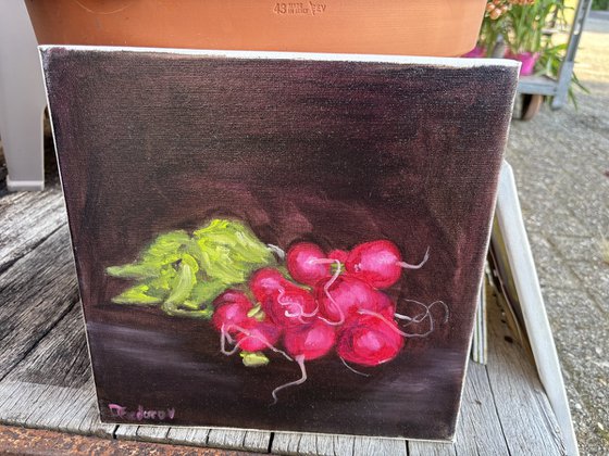 Still life with radish