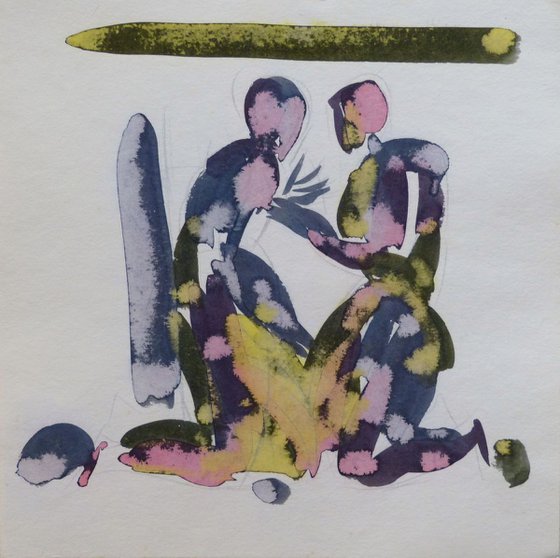 Gossip, 30x30 cm