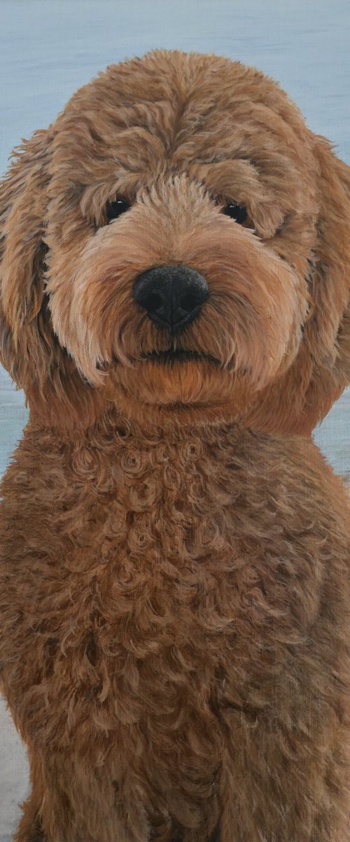 Commision pet portrait by Denise Martens