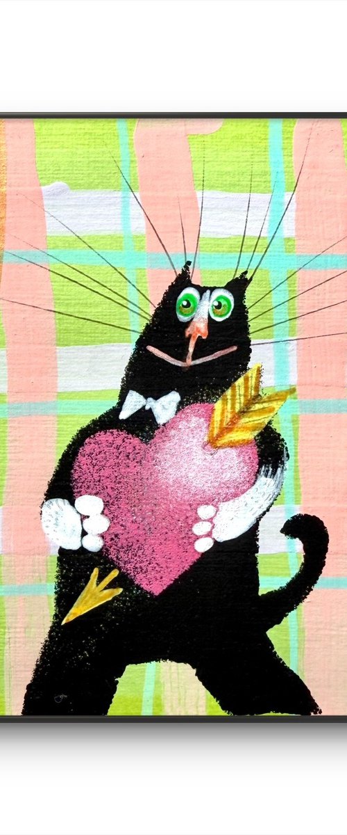 Love Struck, series of “Three Cat Stories” by Arinika Stratievsky
