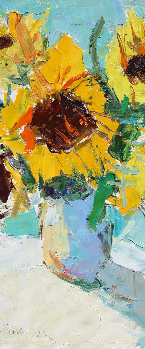 " Sunflowers " by Yehor Dulin