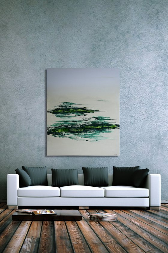 Wide Open Green (100 x 120 cm) XXL (40 x 48 inches)