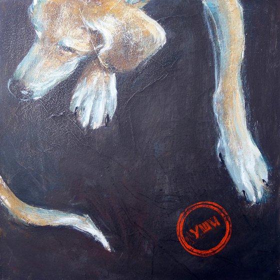 Ears, paws and tail. (Ears)