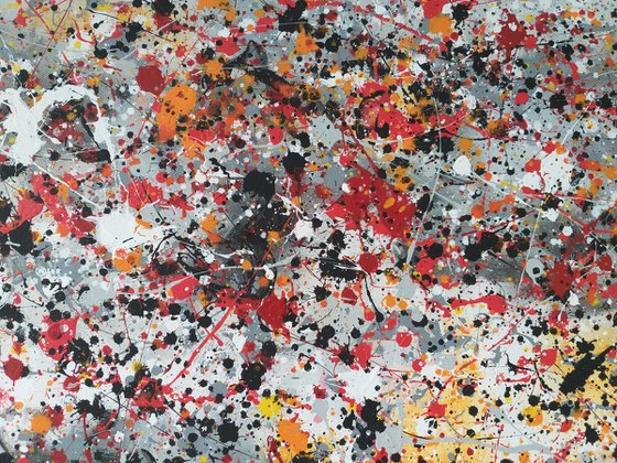 Abstract acrylic by M.Y.