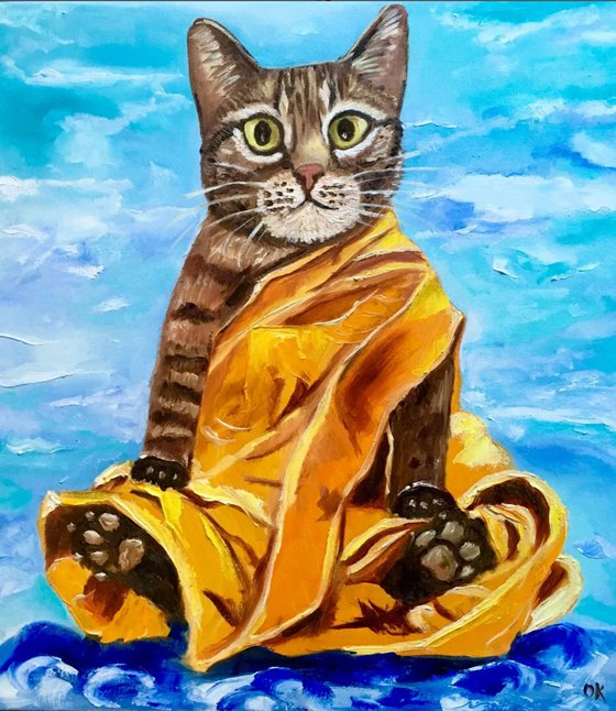 Buddhist cat