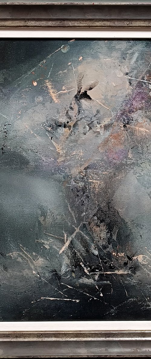 Fantastic fascinating enigmatic abstract still life by master Ovidiu Kloska by Kloska Ovidiu