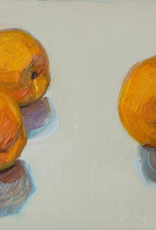 three apricots by Olivier Payeur