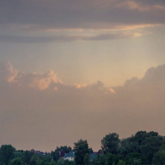 The sky curtain.