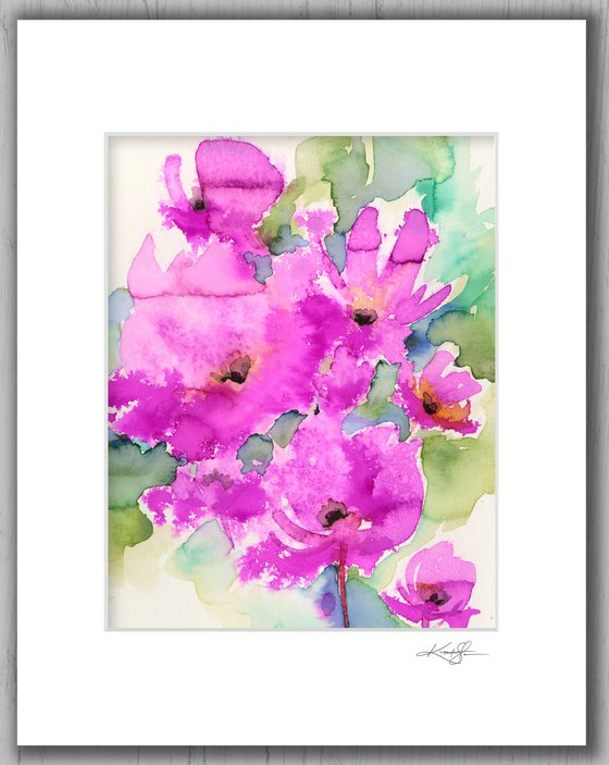 Floral Enchantment 23 - Flower Painting  by Kathy Morton Stanion