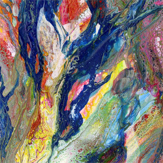 Organic Ecstasy 70  - Abstract Painting  by Kathy Morton Stanion