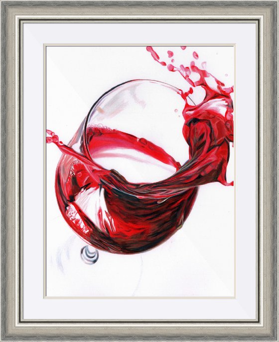 Red Wine Splash (Colour)