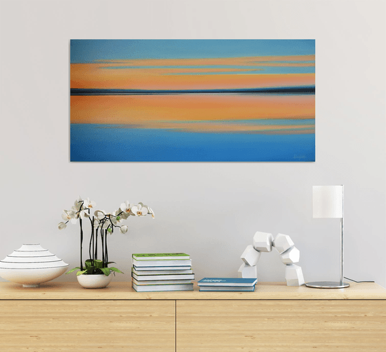 Orange into Blue - Seascape