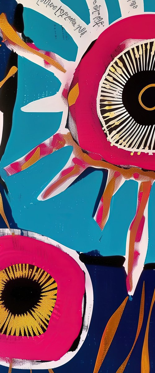 Intergalactic Flowers #1 by V+V Kniazievi