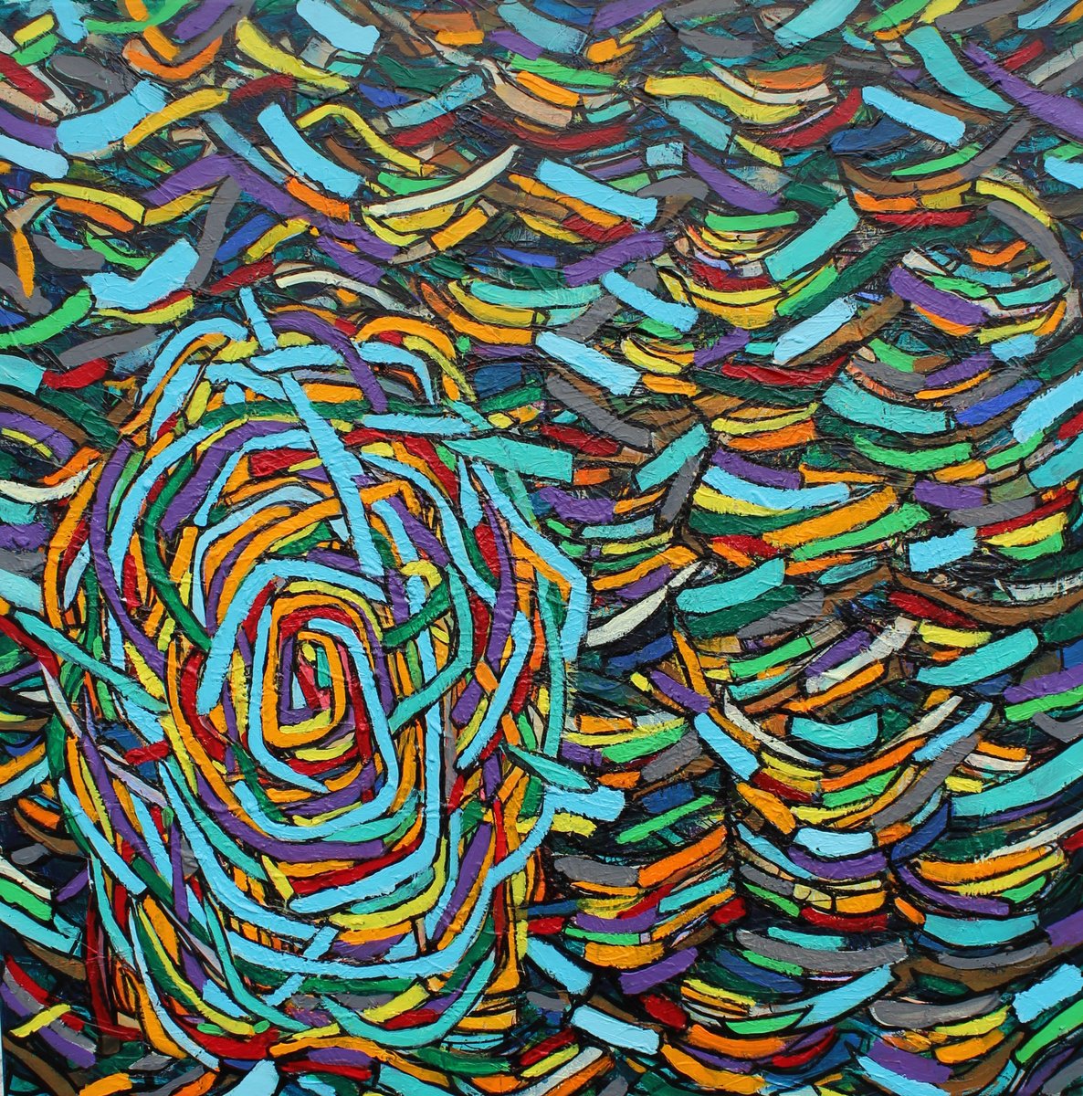  Bio Rhythms 10 By Graham R Mclachlan, 24 X 24, Artwork For Sale On Artfinder