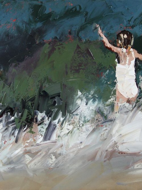 Braving The Waves VII by Claire McCall
