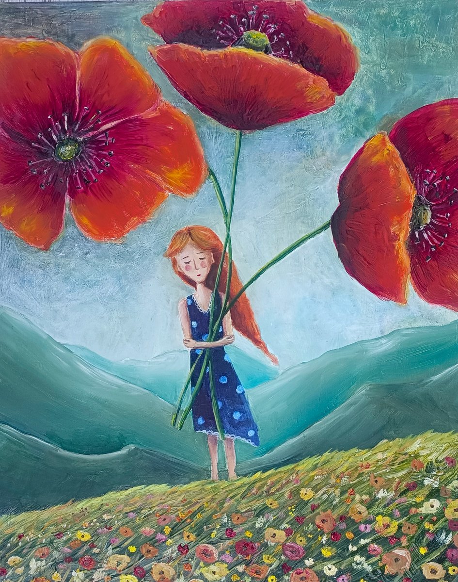 Keeper of the Giant Poppies by Evgenia Smirnova