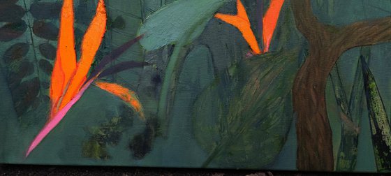 Night jungle Painting by Anastasia Balabina